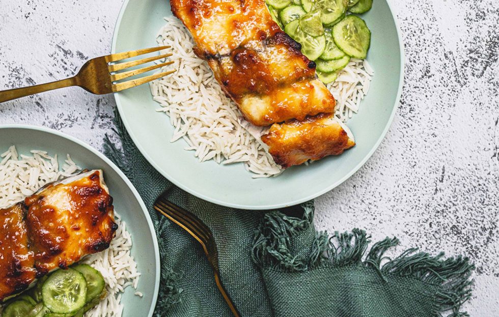 Maple Miso Glazed Barramundi